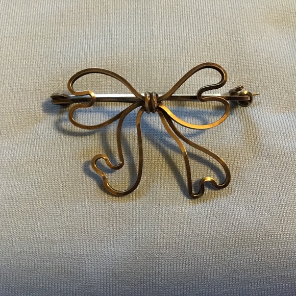 Vintage Bow pin - Picture 1 of 3